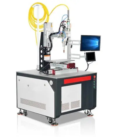 Saldatrice laser automatica per produzione industriale ad alta precisione