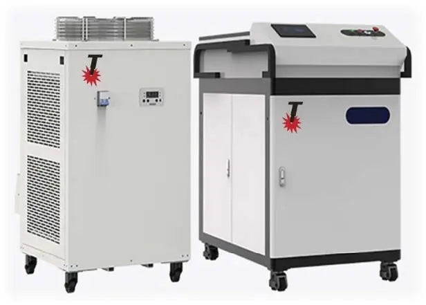 Macchina laser di pulizia a impulsi senza tracce Metafores Industria